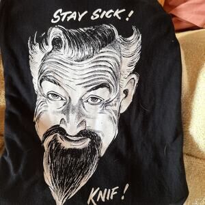 VINTAGE THE CRAMPS T SHIRT ANCIENT KNOWLEDGE STAY SICK KNIF! RARE VINTAGE XXL